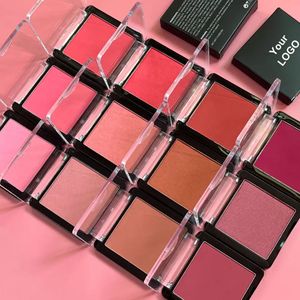 Palette de fards à joues roses, 10 pièces, cosmétiques de marque privée, maquillage pour le visage, poudre pressée mate, vente en gros, en vrac, pour les entreprises, 231229