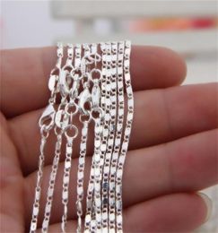 10 шт. позолоченные серебряные ожерелья-плитки, цепочки 2 мм, женские 039s, ожерелье Figaro Link 16quot30quot41 Q27191131