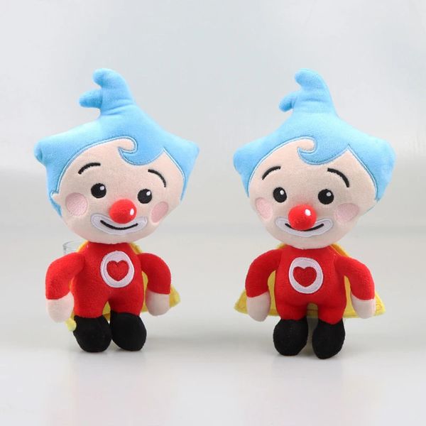 10pcs Plim Clown Plush Toy Doll Kawaii Cartoon Anime Farged Toys Toys Dolf Soft Clown Plush Toy for Kid Children 240422