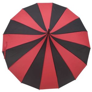 10pcs princesse soleil parapluie rouge / noir rayure pagode parapluie mariage soleil parasol parasol flexale copa de recote