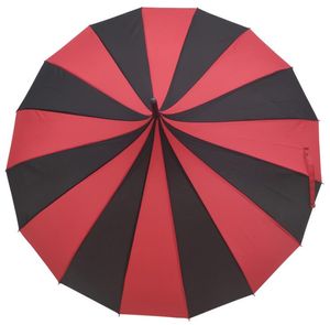 10 stks Princess Sun Paraplu Rood / Zwart Streep Pagoda Paraplu's Bruiloft Sun-Paraplu Parasol Groothandel Copa de Rebote SN2705