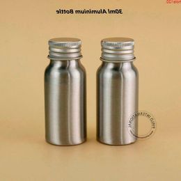 10 stks Promotie 30 ml Lege Cosmetische Aluminium Fles met Water 1 OZ Metalen Make-Up Containers Vloeibare Hervulbare Reizen Verpakking aantal Opgwc