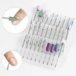 10 -stcs Kwaliteit Diamantfreessnijders voor manicure elektrische schone voet cuticle nagelmachine nagelpolijstgereedschap