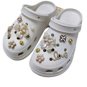 14 Uds cadena de diseñador al azar para Croc Charms accesorios para zapatos decoración para Croc zapatos colgante hebilla Rhinestone Croc Charms