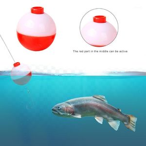 10pcs rouge blanc pêche bobber ensemble plastique rond flotteur bouée équipement de plein air sport fournitures pratiques accessoires1
