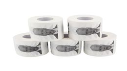 10 -st roll tissue joe biden patroon bedrukt toiletpapier roll nieuwigheid cadeau badkamer papier 3 lagen1872541