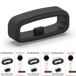 Relojes de seguridad de la banda de la banda del reloj de goma de 10 piezas de goma 18 mm 20 mm 22 mm para Samsung Garmin Xiaomi Huawei Amazfit