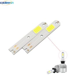 10 stks S2 Auto Koplamp COB Chip LED Lichtbron H1 H3 H4 H7 H11 9005 9006 9012 COB Lamp voor S2 Auto Lampen Koplamp Kralen Chips1960750