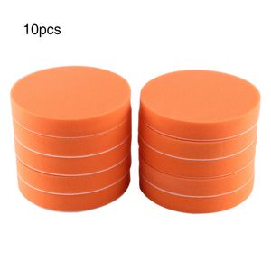 10 pièces ensemble 6 150mm tampons de polissage de voiture éponge polissage polissage cire tampon Kit outil pour voiture polisseuse tampon Orange Auto soin 263o