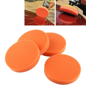 10 stuks Set 6 150mm Auto Polijsten Pads Spons Polijsten Buffing Waxen Pad Kit Tool Voor Auto Polijstmachine buffer Oranje Auto Care 273F