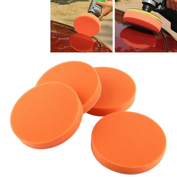 Juego de 10 Uds. De almohadillas para pulir coches de 6 150mm, esponja para pulir y pulir, Kit de almohadillas para encerar, herramienta para pulidor de coches, amortiguador naranja para el cuidado del coche 2430