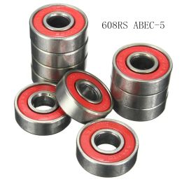 10pcs / set 608rs / 608-2rs / 693zz Roueur ABEC-5 Scooter Skateboard 608 2rs Ball Bearing miniature 693zz Kit de roulement à billes à rouleaux