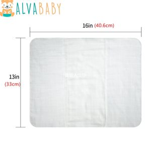 10 pièces/ensemble Alvababy 100% coton pré-plié couche-culotte en tissu Super absorbant bébé insérer 240229