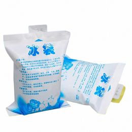 10 unids / set barato aislado reutilizable seco paquete de hielo frío gel refrigerador en bolsa personalizada para alimentos médicos caja de almuerzo latas vino PVC C2ky #