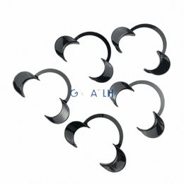 10 stks/set Tandheelkundige Orthodtische Mond Of C-Vorm Intraorale Wang Lip Retractor Strooier Zwart Tandheelkunde Accories h9Oz #