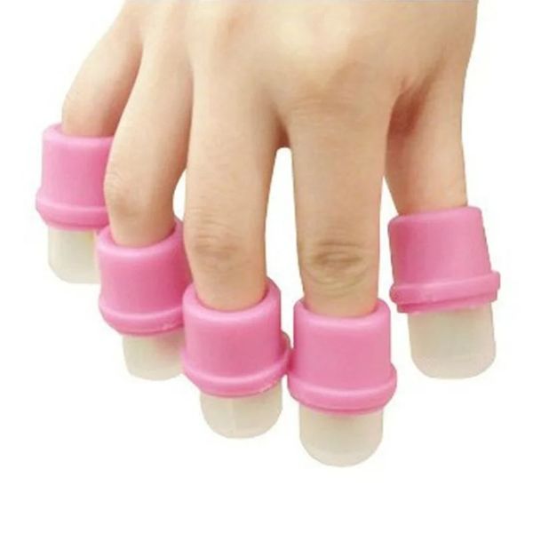 10pcs/set herramienta de arte de uñas de bricolaje portátil de uñas remojo removero de gel removorial de gel removas