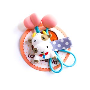 10 pièces/ensemble filles mignon dessin animé crème glacée Fruits élastique élastique cheveux enfants doux Barrettes Clips bandeau mode cheveux accessoires