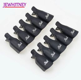 10 stks / set Nail Clips Gel Polish Remover Nail Art Soakers UV DEGEETER POLISH REMOVER Tool Plastic Clips Onroerend goed