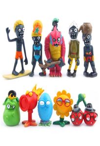 10 pièces ensemble plantes Zombies 2 PVZ jouets jeux rôle figurines d'action affichage jouets PVC décorations nouvelle 10ème version 2863331