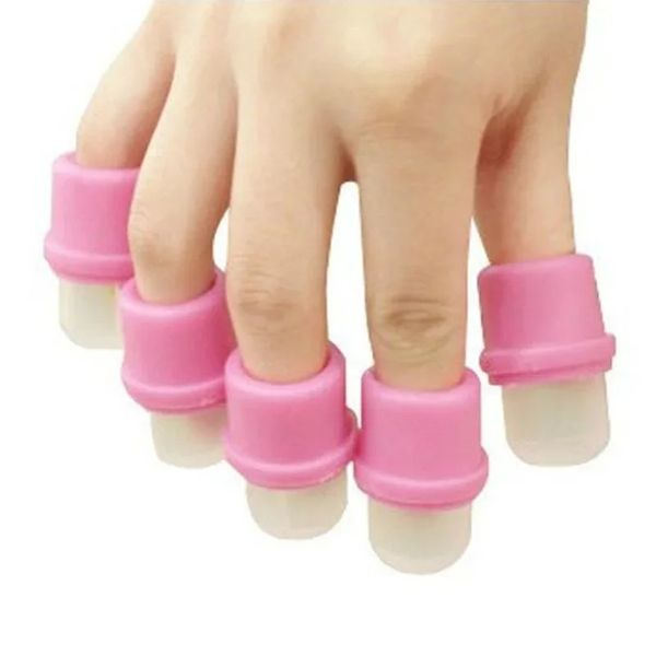 10pcs / set Foaks de trempage à ongles portables Remover polonais DIY acrylique UV Gel Capichage