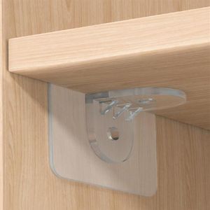 10 stks Plank Ondersteuning Meubels Lijm Pinnen Kast Kast Clips Houder Beugel Klem Peg Pins Keuken Organizer Opslag Haken R252m