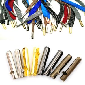 10 stks Schoenen Accessoires DIY Schoenveters Schoen Kant Tips Unsex Dames Vervanging Hoofd voor ShoeStrings Bullet Aglets Tip