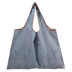 10 Uds bolsas de compras de nailon plegables para mujer, bolsa de compras de supermercado para mujer a la moda