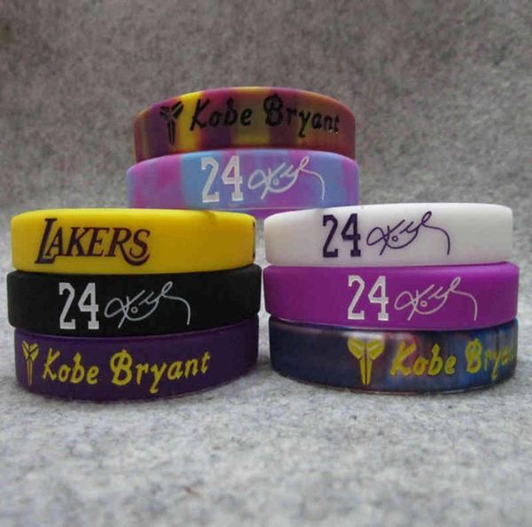 Muñecas de silicona de 10 piezas Sport para niños Basketball Players Bracelets Men Fitness Bands3870685