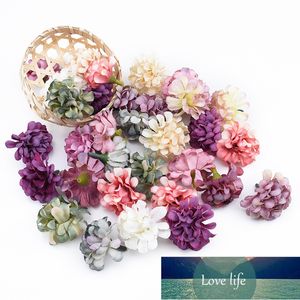 10 Pcs Soie Oeillet Tête Décor À La Maison Accessoires Artisanat Bricolage Cadeaux Boîte De Bonbons Scrapbooking Décoratif Couronnes Fleurs Artificielles Usine prix conception experte