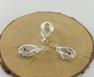 La décoration en spirale de 10pcs offre un pendentif en cage à perles en or en argent Ajoutez votre propre pierre de perle pour la rendre plus attrayante6570484