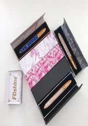 10 stks vierkante magnetische lege papierverpakkingsdoos voor mink wimper eyeliner pen doe -het -zelf self -adhesive eyeliner pakking box1439329