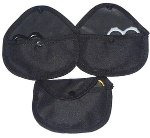 10 pièces acier laiton Knuckle Dusters sac en Nylon auto-défense sécurité personnelle femmes et hommes auto-défense pendentif poche