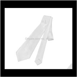 10 unids sublimación diy en blanco hombres blancos adultos corbata transferencia de calor longitud de impresión 160 cm th7uc corbatas 1jgfk