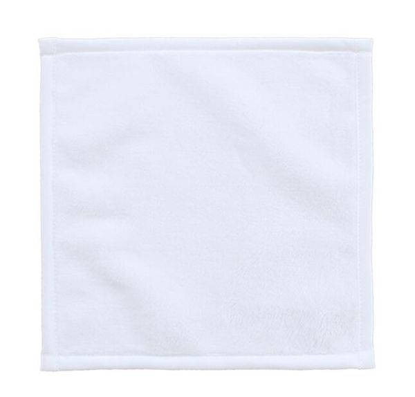 10 Uds sublimación DIY impresión en blanco cuadrado toalla de algodón blanco tamaño 30cm x 30cm toallas de Hotel para el hogar