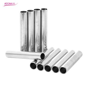 10 pièces Tubes de poignée de tatouage en acier inoxydable approvisionnement accessoires d'art corporel en acier fourniture de tatouage accessoires de tatouage d'art corporel