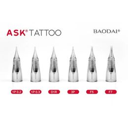 10 pièces de qualité supérieure ASK génération 1 Baodai aiguille de maquillage permanente numérique 1P3P1D5F7F tatouage sourcil lèvre Eyeliner stylo Machine 240227