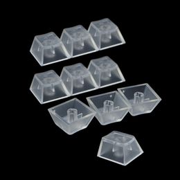 10 stks Transparante ABS Keycaps Mechanisch toetsenbord Matte Backlit Key Caps voor Cherry Gateron Kailh Switch R4 R3 R2 R1