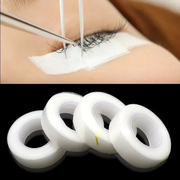 10pcs Transparent PE Faux extensions de cils Tapés à double coiffure Double autocollant Sticker Fake Cils Eyeliner non tissé Tapes