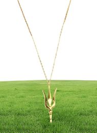 10 pièces Ukraine symbole Trident pendentif à breloque collier Neptune lance grecque collier olympiens Trident ancre collier bijoux 6703465