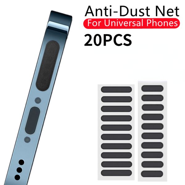 10pcs Universal Phone Mobile TipProping Net Enceinte Eorevice Anti Dust Mesh Sticker pour iPhone Samsung Xiaomi Redmi Huawei Net