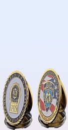 10pcs USA NY Sacrifice Warriors Police Heroes Memorial Memorial Craft Gift Challenge Coin Collection Regalos2587688
