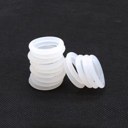 10pcs VMQ O Joint de joint d'anneau CS 5 mm OD 15 ~ 150 mm Silicone Isulate Isulateh Washer Forme Round Nontoxi Blanc Nontoxi