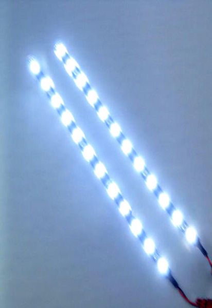 10pcs Autoroproofing Car Auto Decorative Flexible Strip LED Highpower 12V 30CM 15SMD LED LED Daytime Light 5 Colors3046425