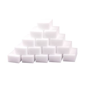 10pcs Braso de esponja mágica de esponja de melamina blanca para la oficina de cocina baño limpio de accesorios de accesorios