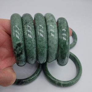 Bracelet en Jade 100% naturel, bijoux asiatiques, intérieur 58.00mm-60.00mm, vente en gros, 10 pièces