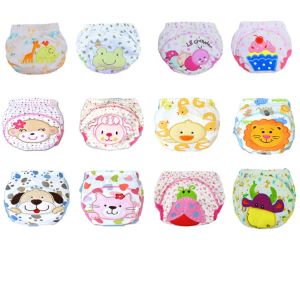 10 stks Groothandel Baby Herbruikbare Luiers Doek Luier Nappy Wasbare Peuter Meisje Jongens Waterdichte Katoenen Trainingsbroek UnderwearZZ