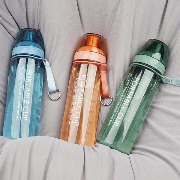 10pcs bouteille de sport claire en gros personnaliser le cadeau promotionnel de bouteilles en plastique