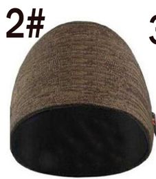 10 UNIDS wimter otoño y mujeres sombrero de lana HOMBRE sombreros de moda Ciclismo Al aire libre para mantener abrigado gorro Tejer sombrero 4 colores unisex envío gratis