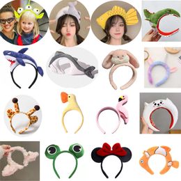 10 stks winter pluche hoofdband alien cosplay kostuum anime monster haarbanden hoofdband rekbare haaraccessoires schoonheid huidverzorging