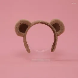 10 Uds. De diademas con orejas de oso peludo de Lolita para mujeres, niñas y niños, accesorios para fiesta de Navidad y Cosplay
